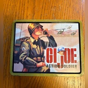 GI Joe Action Soldier Tin Box